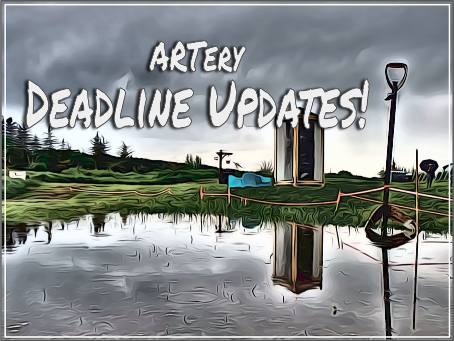 Deadline updates from the ARTery - Cover Image